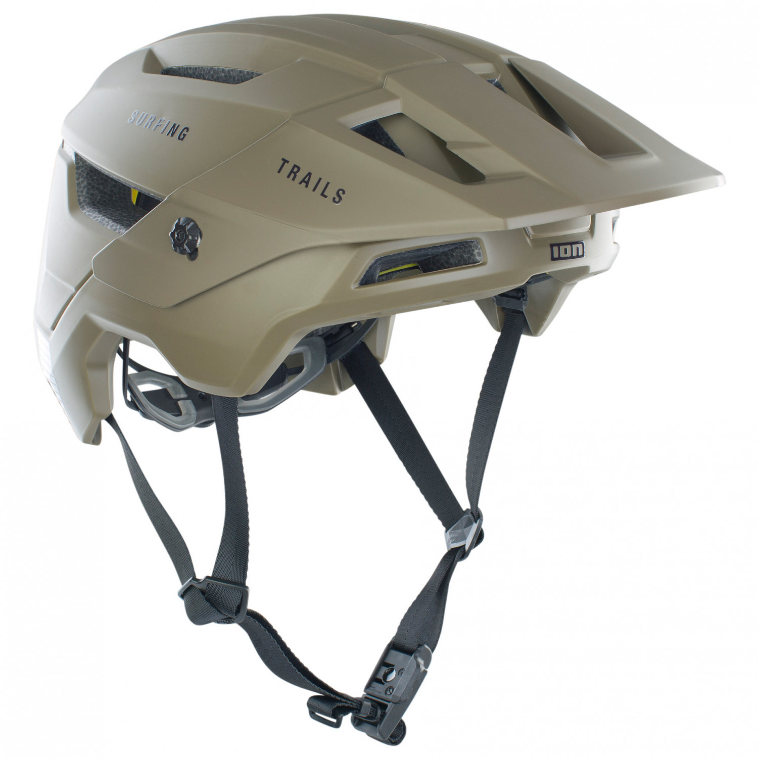 Велосипедный шлем Ion Helmet Traze Amp, цвет Dark Mud