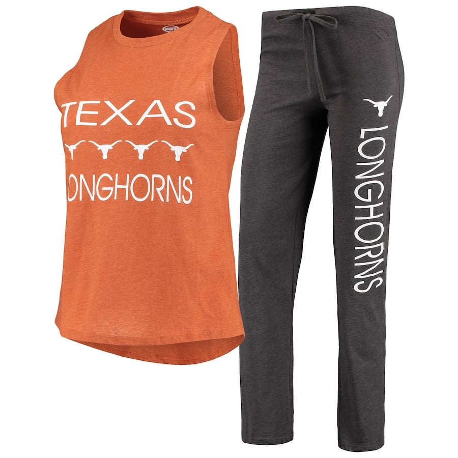 

Пижамный комплект Concepts Sport Texas Longhorns, оранжевый