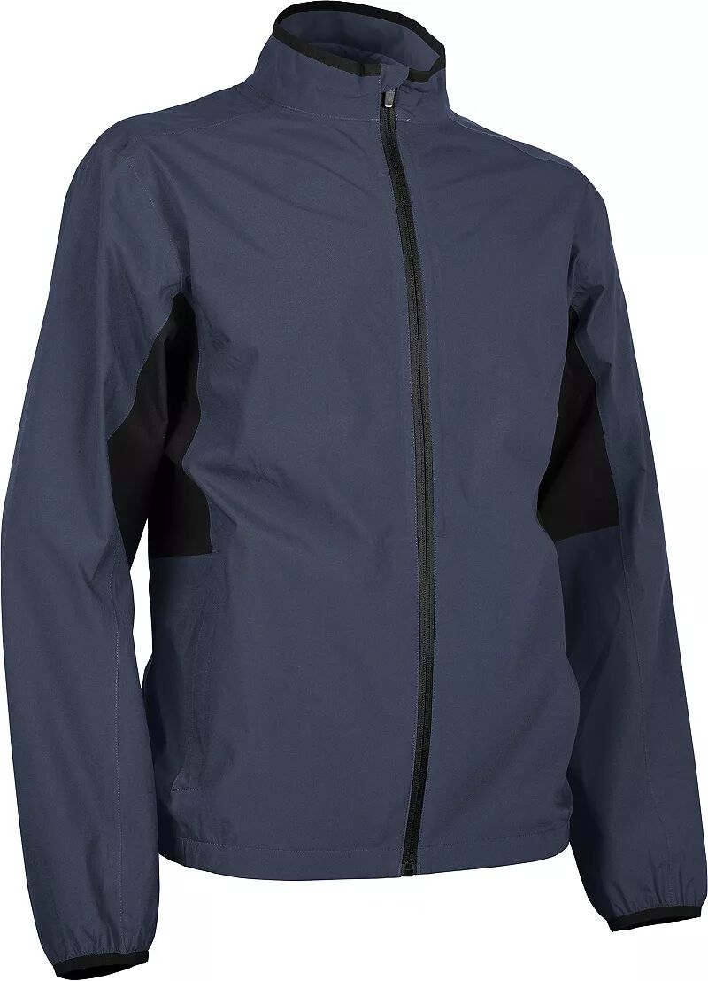 Мужская водонепроницаемая куртка для гольфа Sun Mountain Monsoon, темно-синий/черный тележка eco lite темно кобальтовый sun mountain синий