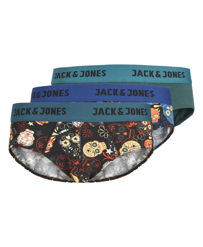 

Трусы Calavera с принтом, 3 пары трусов Jack & Jones, мультиколор
