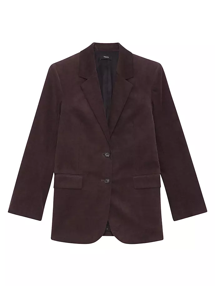 

Вельветовая куртка узкого кроя Tailor Theory, цвет mink