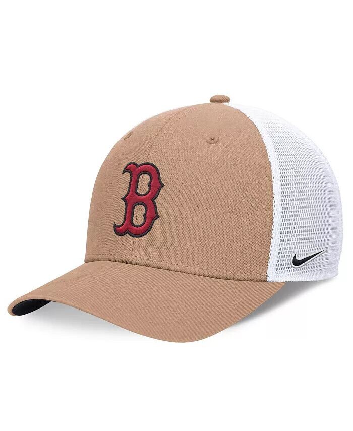 

Мужская регулируемая кепка Boston Red Sox цвета хаки с посадкой Nike, бежевый