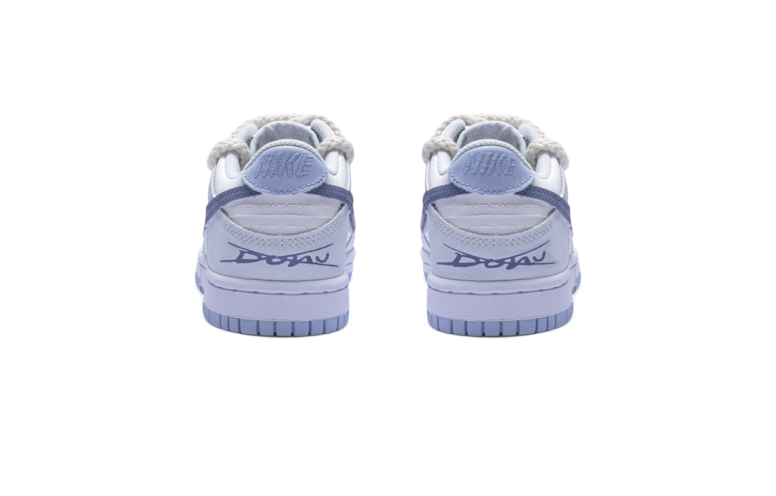 

Кроссовки Nike Dunk Skateboarding Shoes Men Low-top Light Blue Haze Blue, голубой