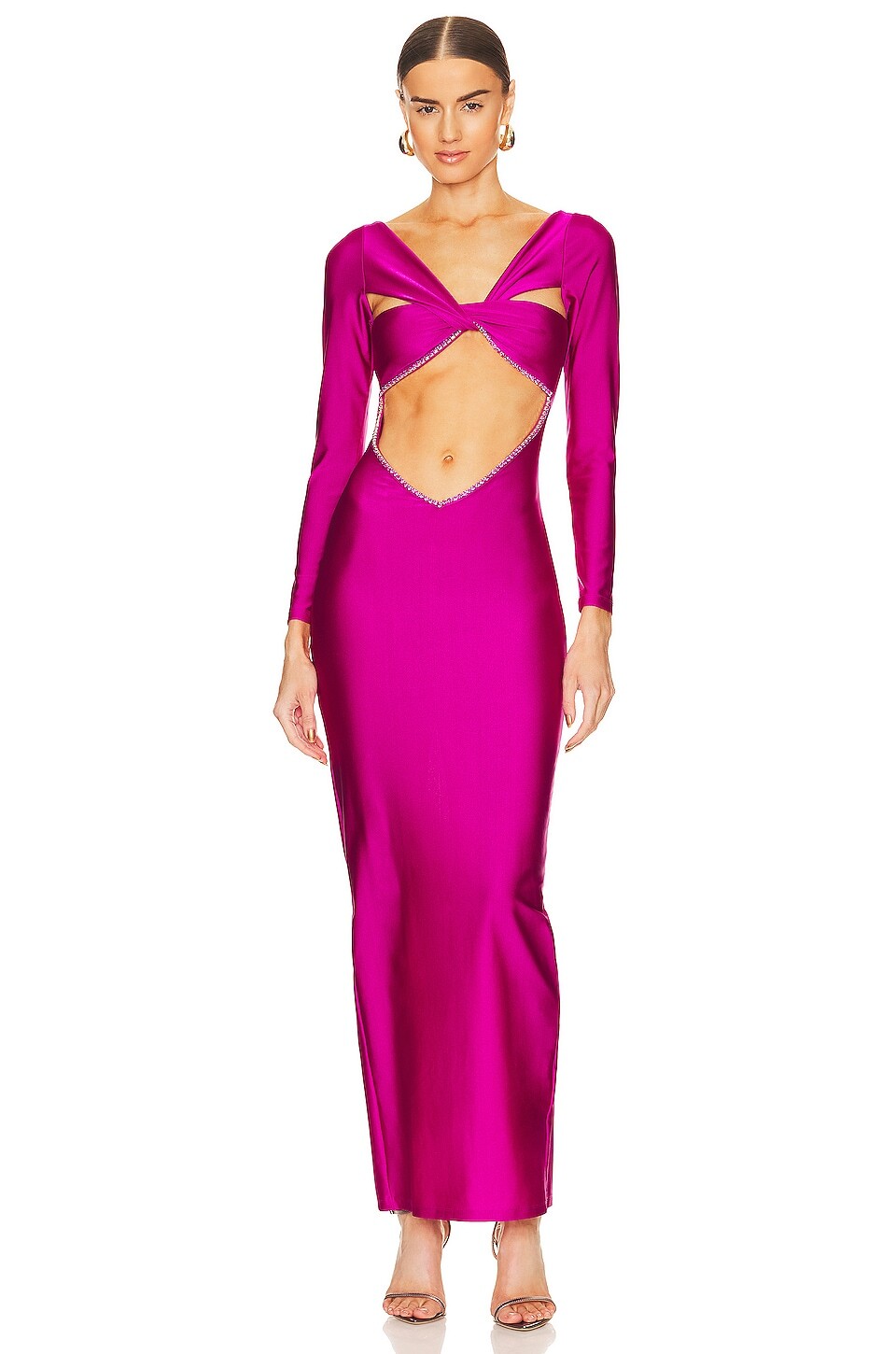 

Платье Khanums X Revolve Front Cut Out Gown, цвет Barbie Pink