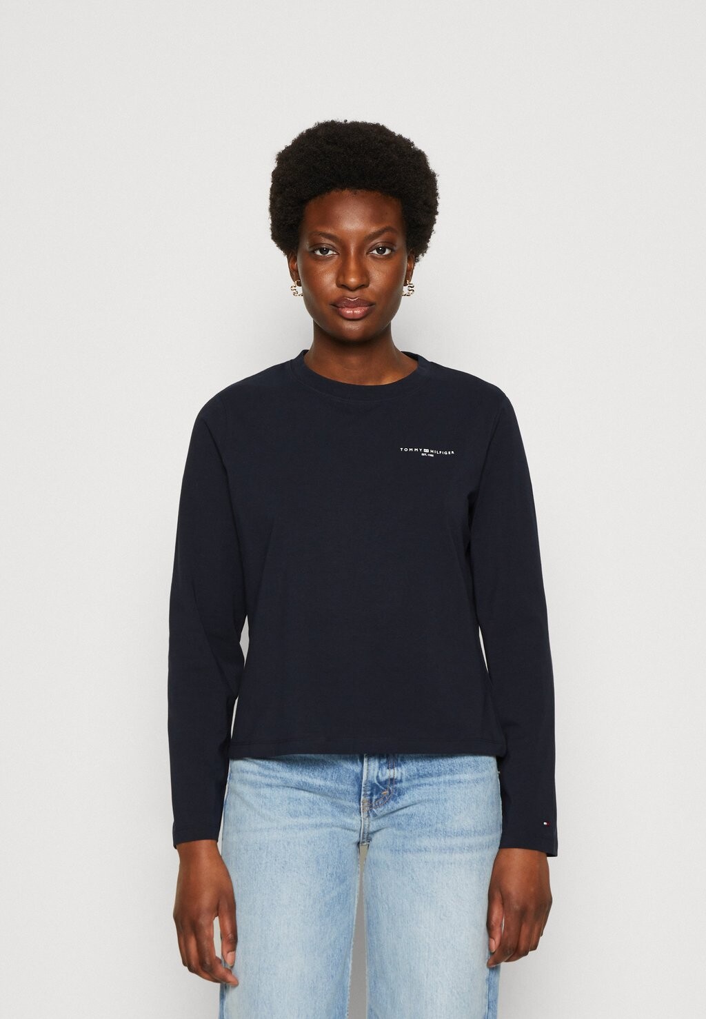 

Топ с длинными рукавами Tommy Hilfiger