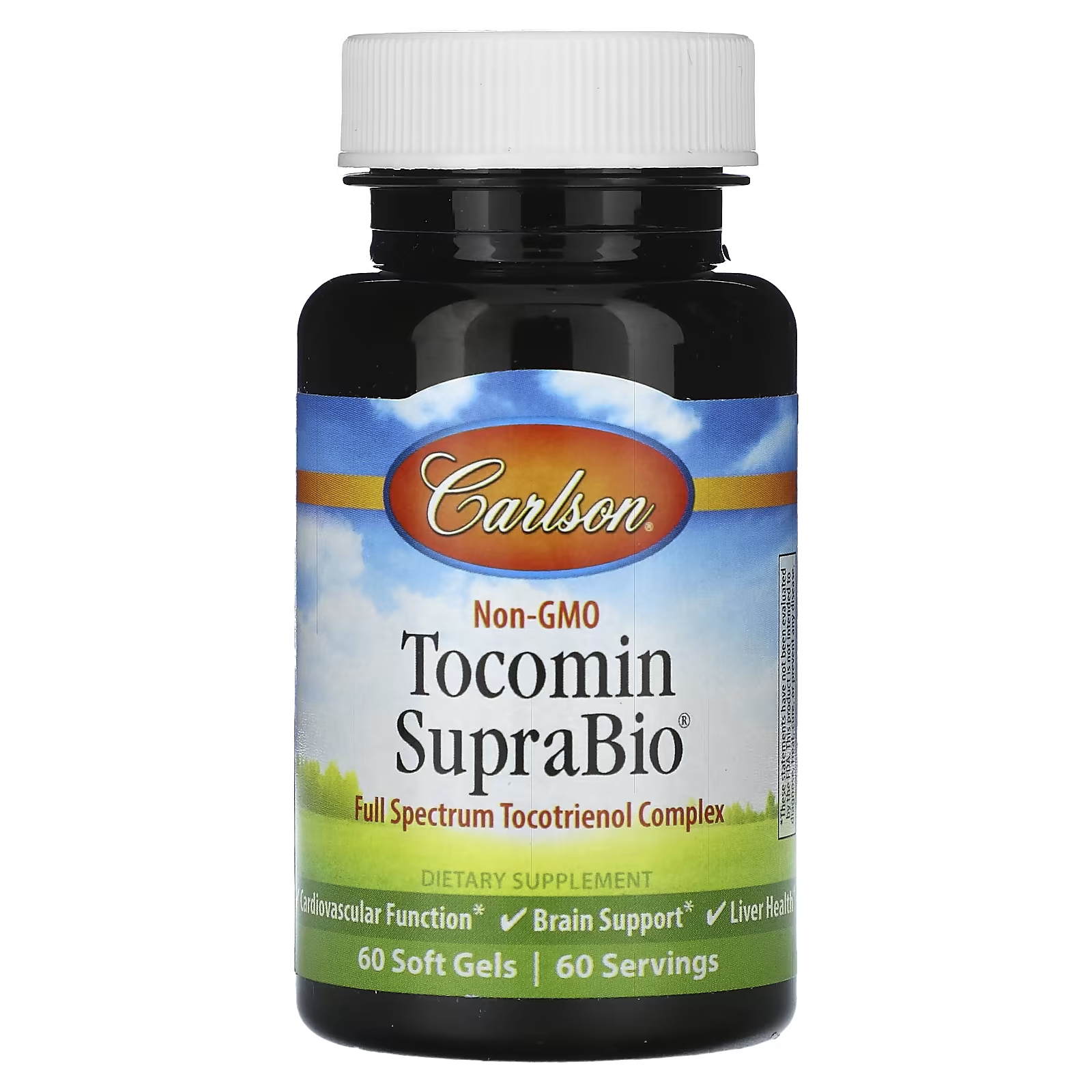 Пищевая добавка Carlson Tocomin SupraBio, 60 мягких гелей carlson гели кальция и магния 250 мягких гелей