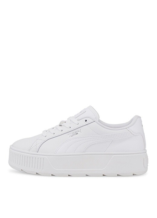 

Белые женские кожаные повседневные туфли Puma