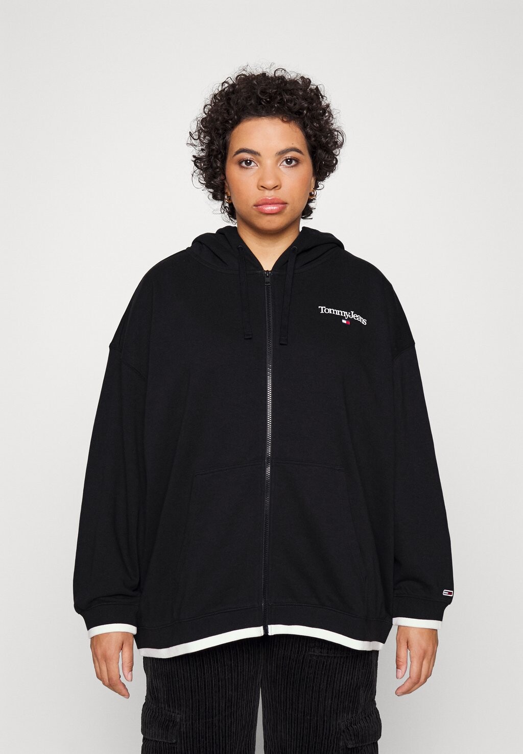 

Толстовка на молнии Tommy Jeans by Tommy Hilfiger, черный