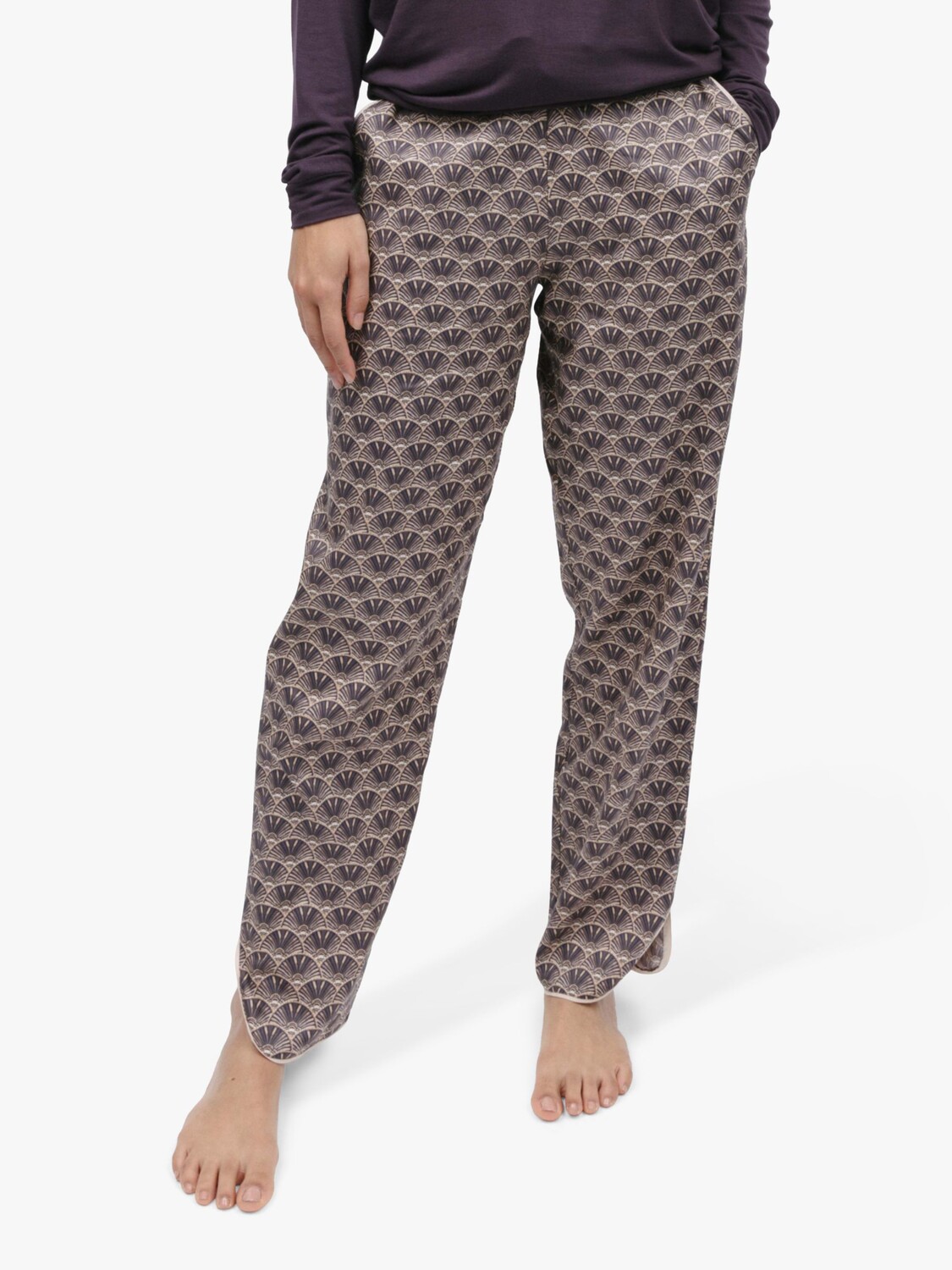 

Пижамные штаны с геопринтом Cyberjammies, коричневые