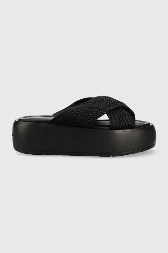 

Шлепанцы BUBBLE SLIDE — ТКАНЫЕ Calvin Klein, черный