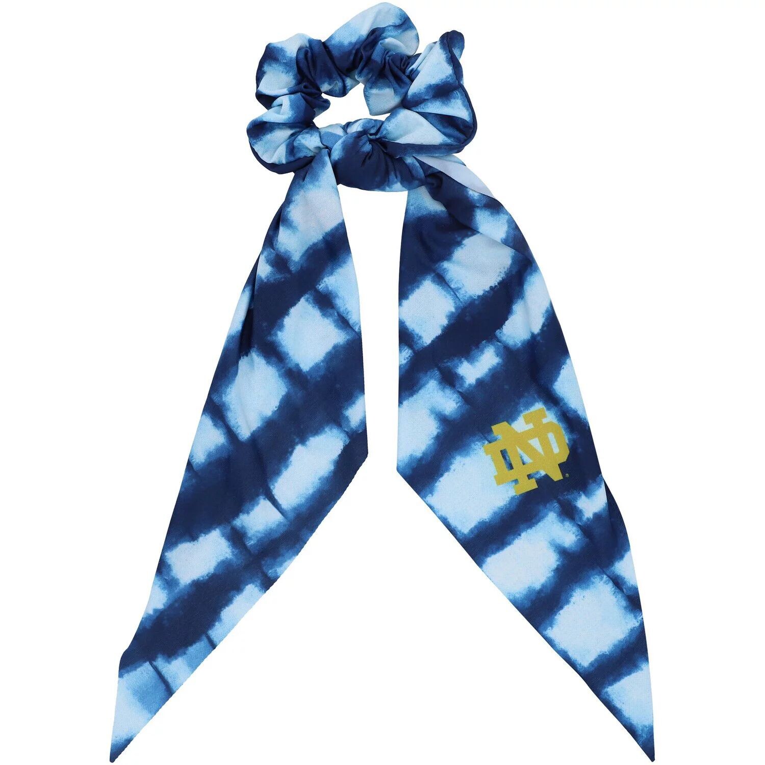 

Женский шарф для резинки для волос ZooZatz Notre Dame Fighting Irish Tie-Dye