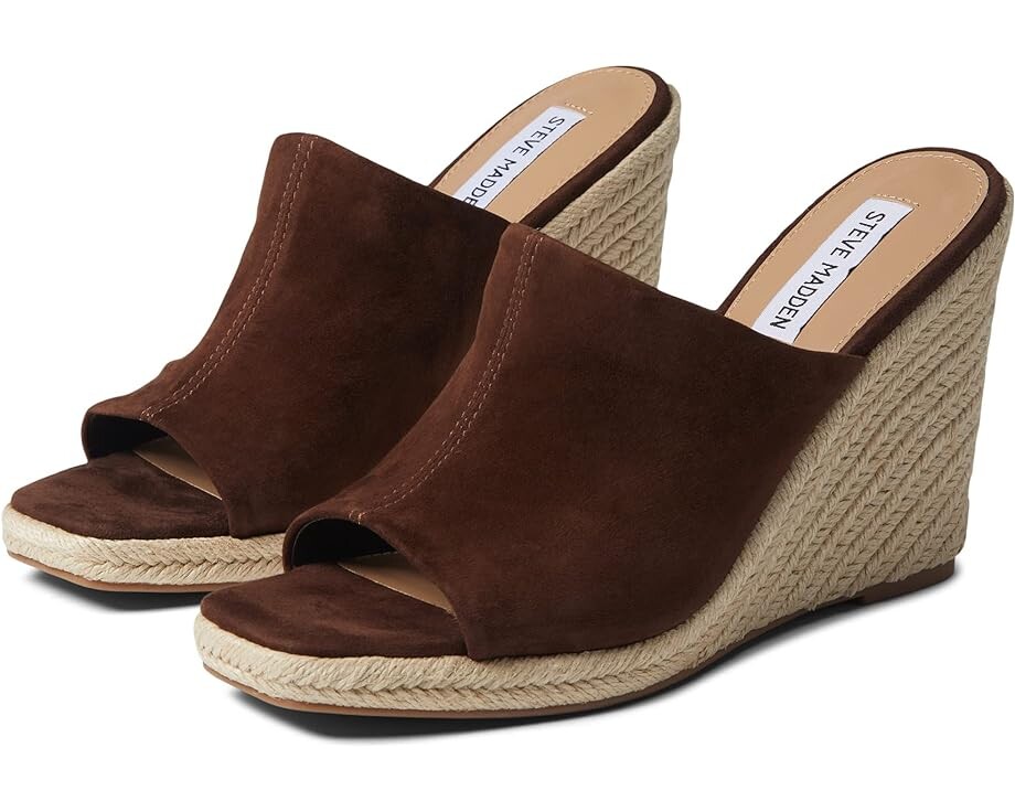 

Туфли Steve Madden Urge Wedge Sandal, цвет Brown Suede