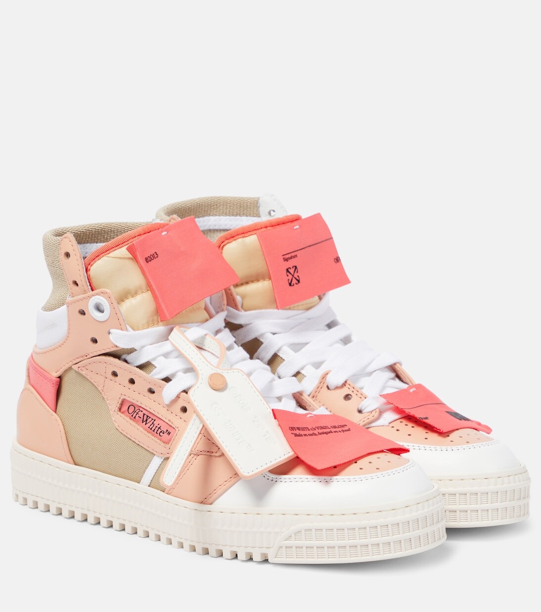 

Кожаные кроссовки 3.0 off court Off-White, белый