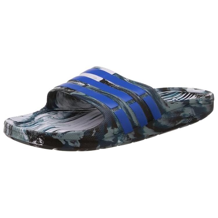 

Шлепанцы Duramo унисекс белые/синие Adidas