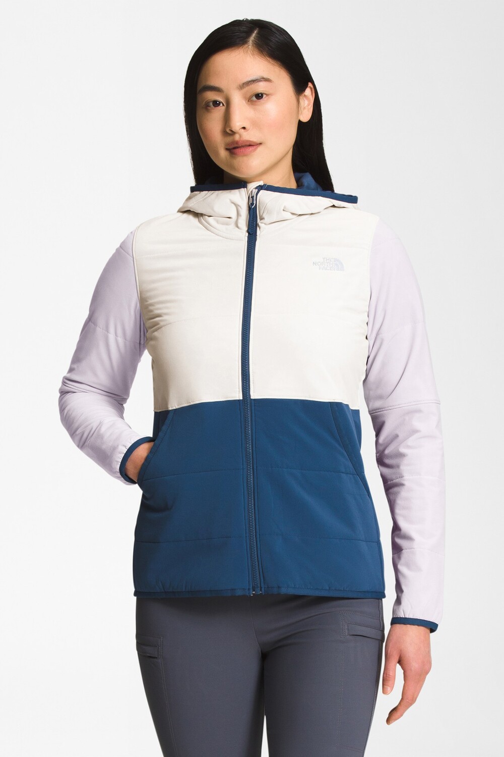 

Утепленная флисовая толстовка Mountain Sweatshirt — женская The North Face, белый