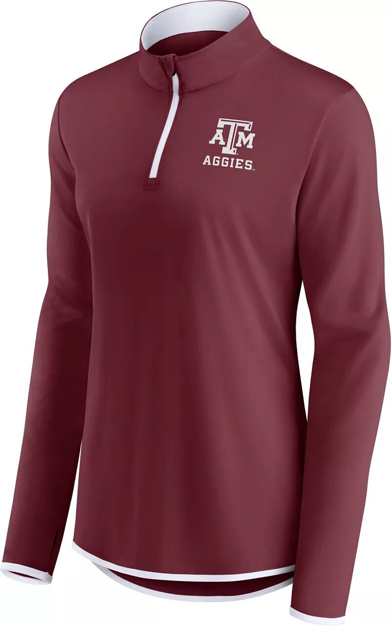 

Женские кроссовки NCAA Texas A&M Aggies Maroon, легкая куртка с молнией на четверть