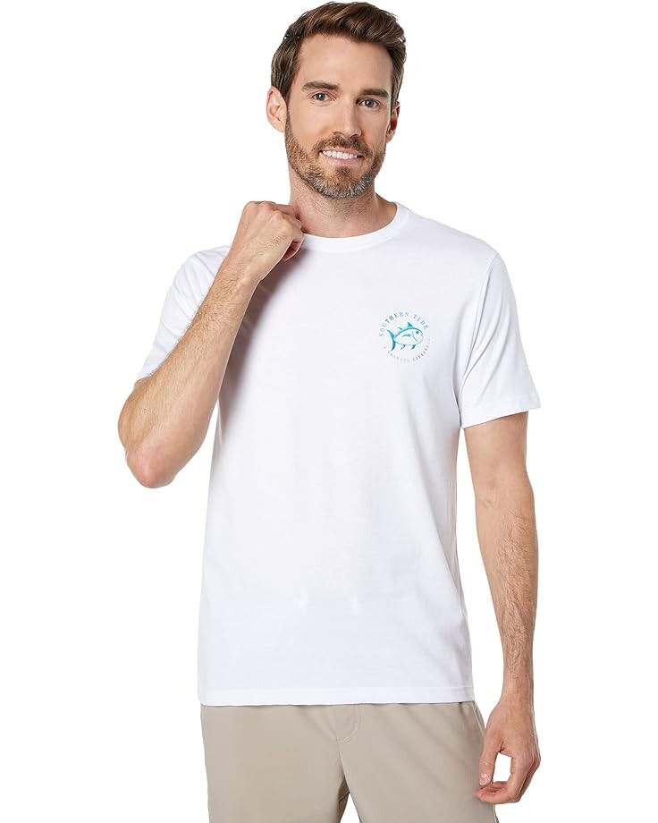 

Футболка Southern Tide Tuna Press T-Shirt, цвет Classic White