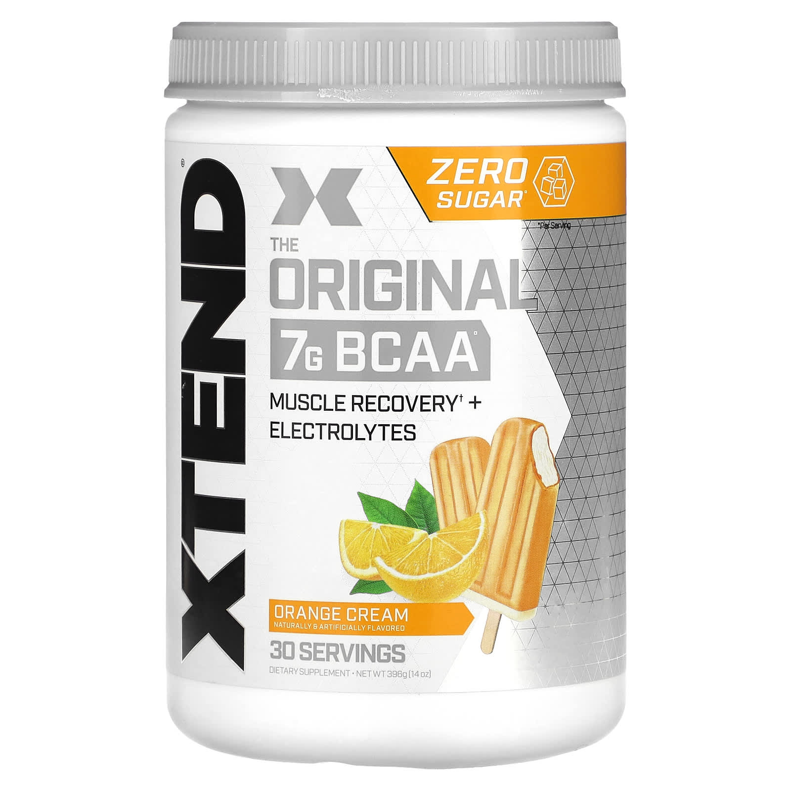 

The Original 7G BCAA, апельсиновый крем, 396 г (14 унций), Xtend