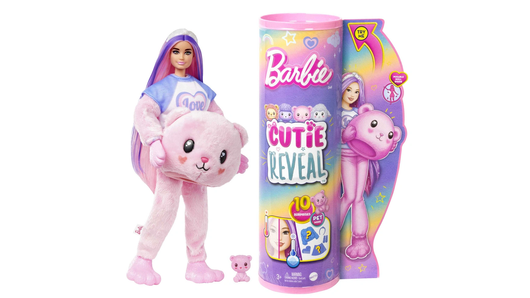 

Barbie Cutie раскрывает уютную милую серию плюшевый мишка