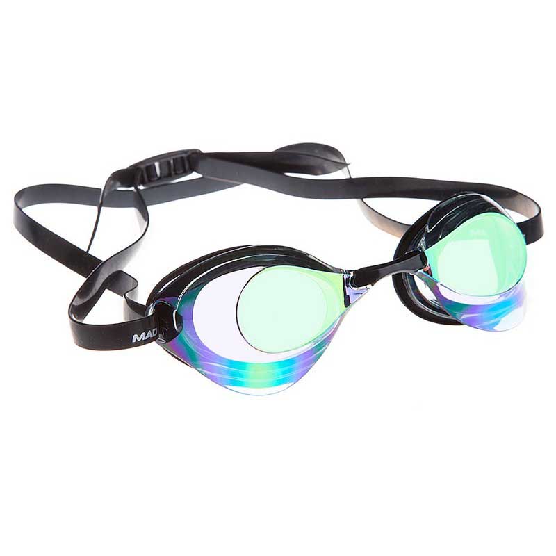 Очки для плавания Madwave Turbo Racer II Rainbow, фиолетовый