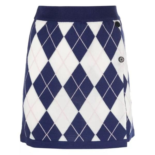 

Юбка argyle check ed mini skirt Msgm, мультиколор