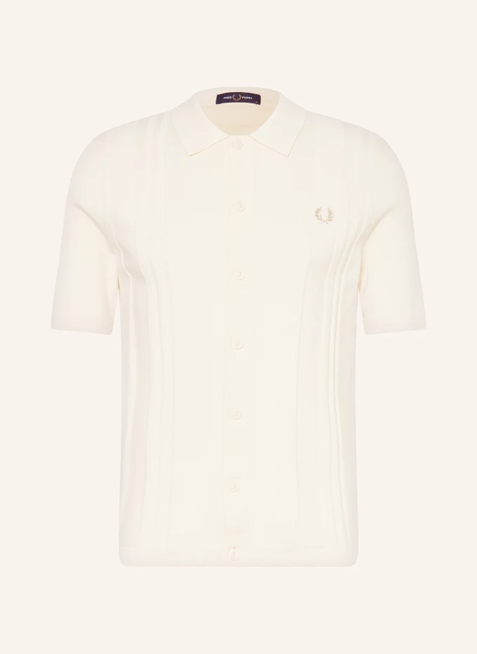 

Вязаная рубашка-поло Fred Perry, экрю