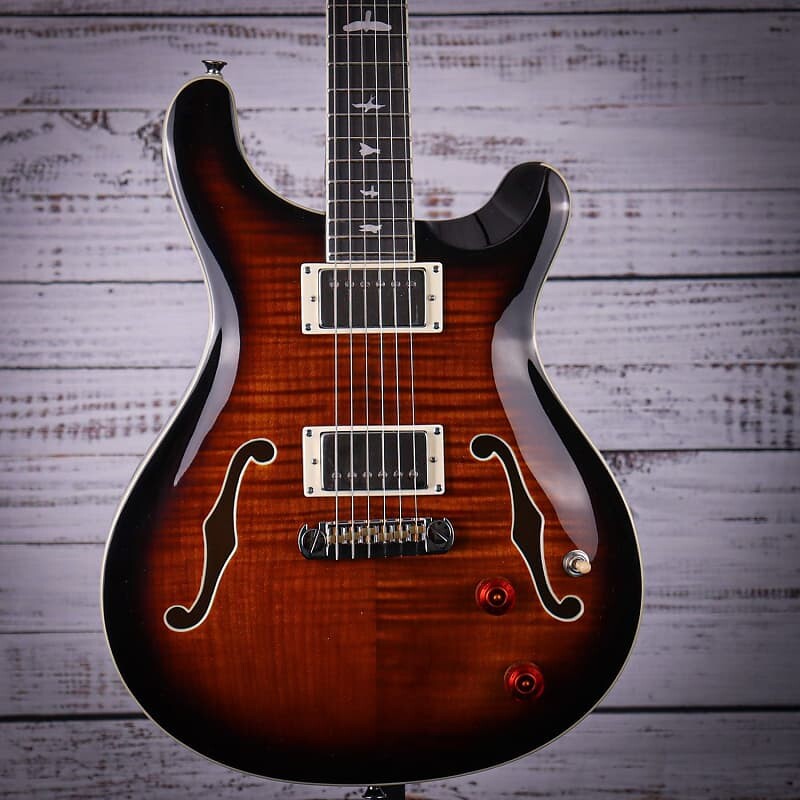

Электрогитара Paul Reed Smith SE Hollowbody II Guitar | Black Gold Burst