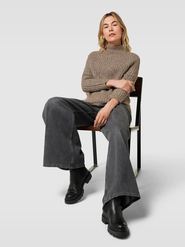 

Вязаный свитер с водолазкой Jake*s Casual, зеленый