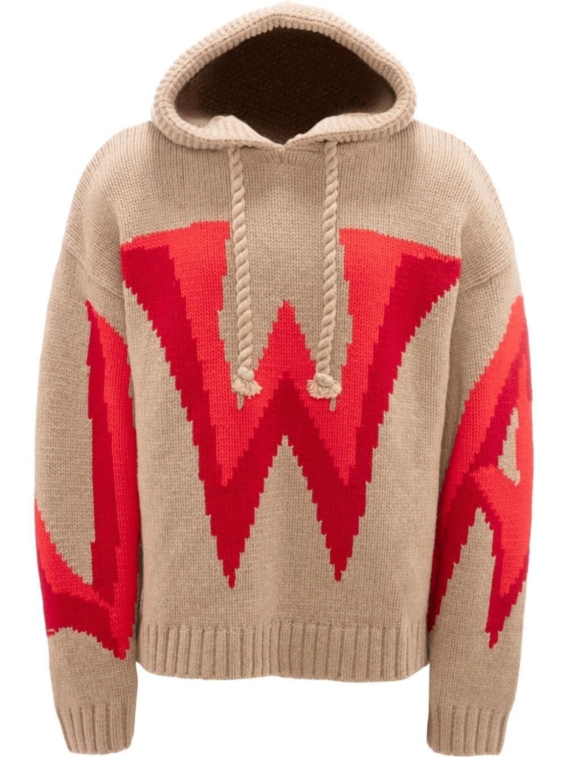 

JW Anderson худи с логотипом, нейтральный цвет