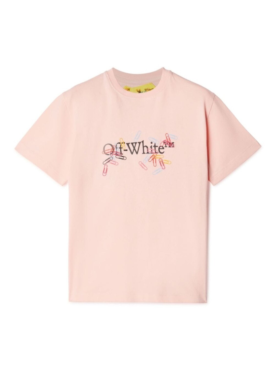 

Off-White Kids футболка с логотипом Arrows, розовый