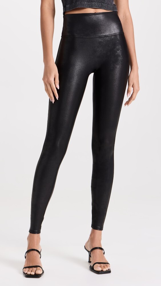 

Леггинсы SPANX Faux Leather Leggings, черный