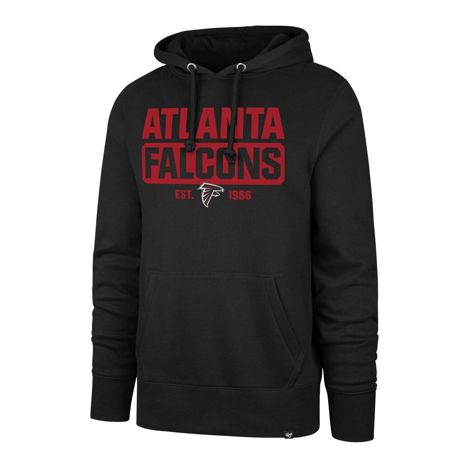 

Мужской пуловер с капюшоном '47 Black Atlanta Falcons Box Out Headline