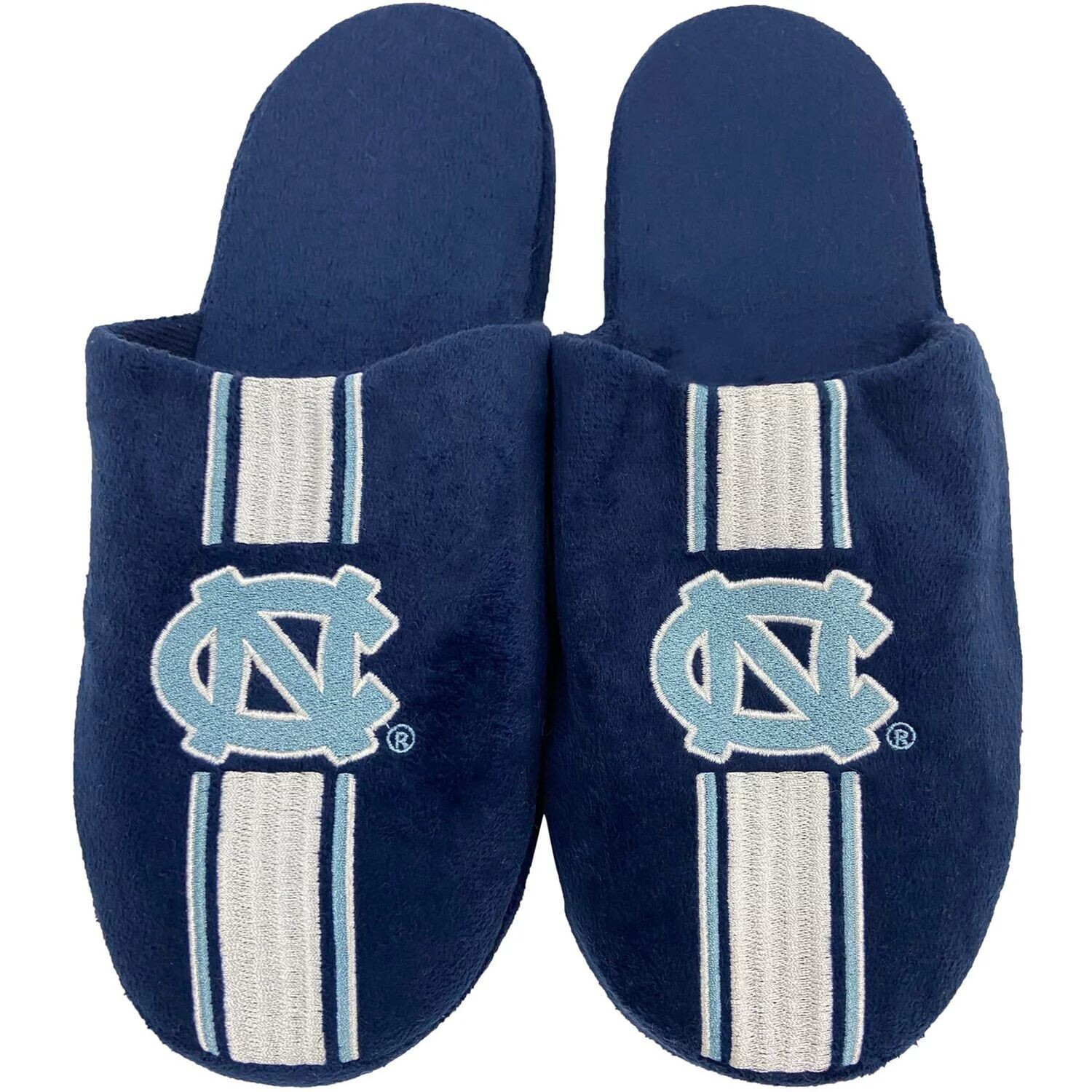 

Молодежные тапочки в полоску FOCO North Carolina Tar Heels Team Unbranded
