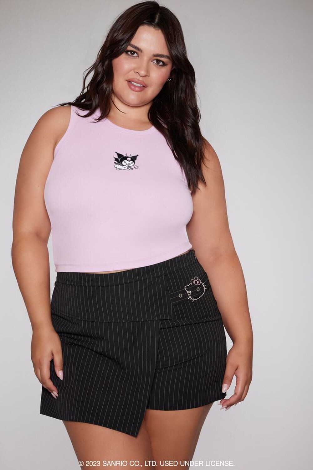 

Майка Kuromi больших размеров Forever 21, фиолетовый