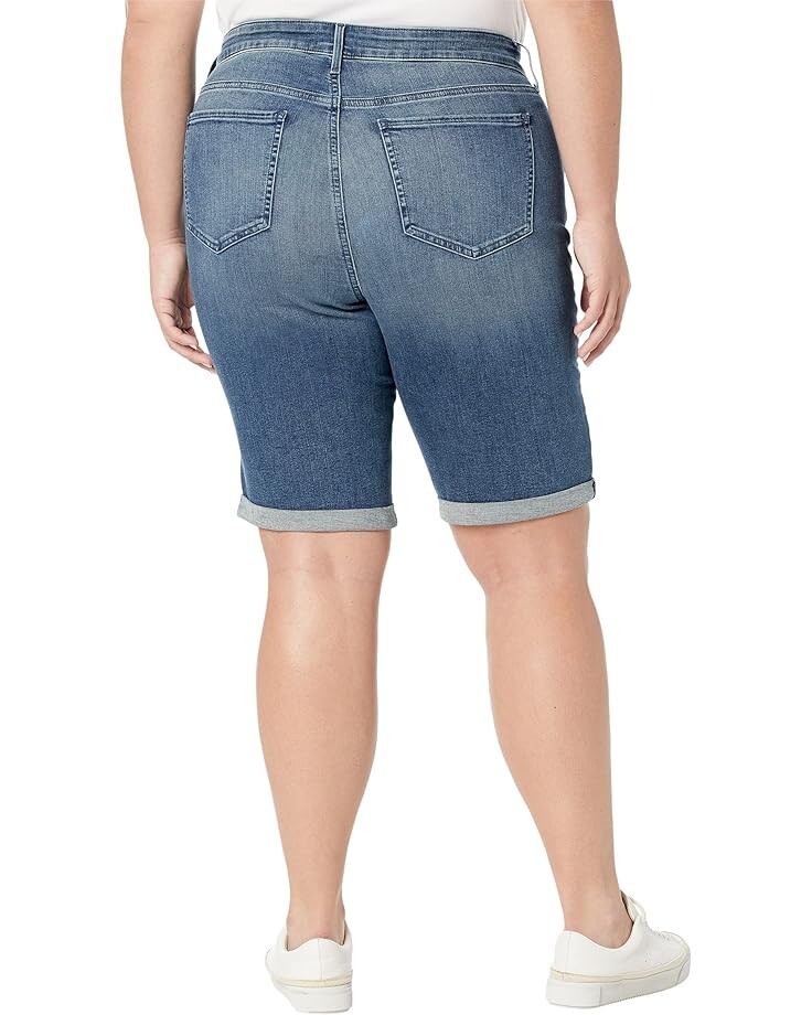 

Шорты NYDJ Plus Size Briella Shorts Roll Cuff in Landslide, цвет Landslide