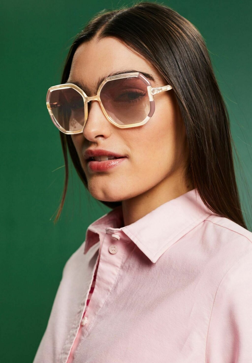 

Солнцезащитные очки MIT TRANSPARENTER FASSUNG Esprit, цвет brown