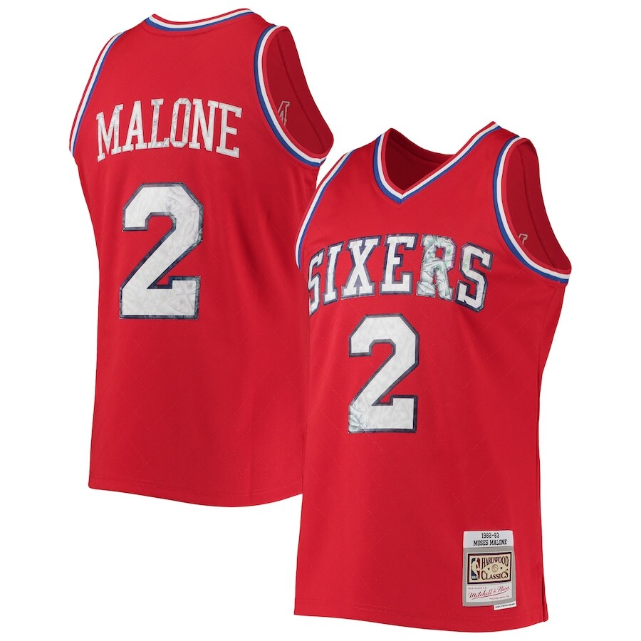 

Джерси Mitchell & Ness Philadelphia 76Ers, красный
