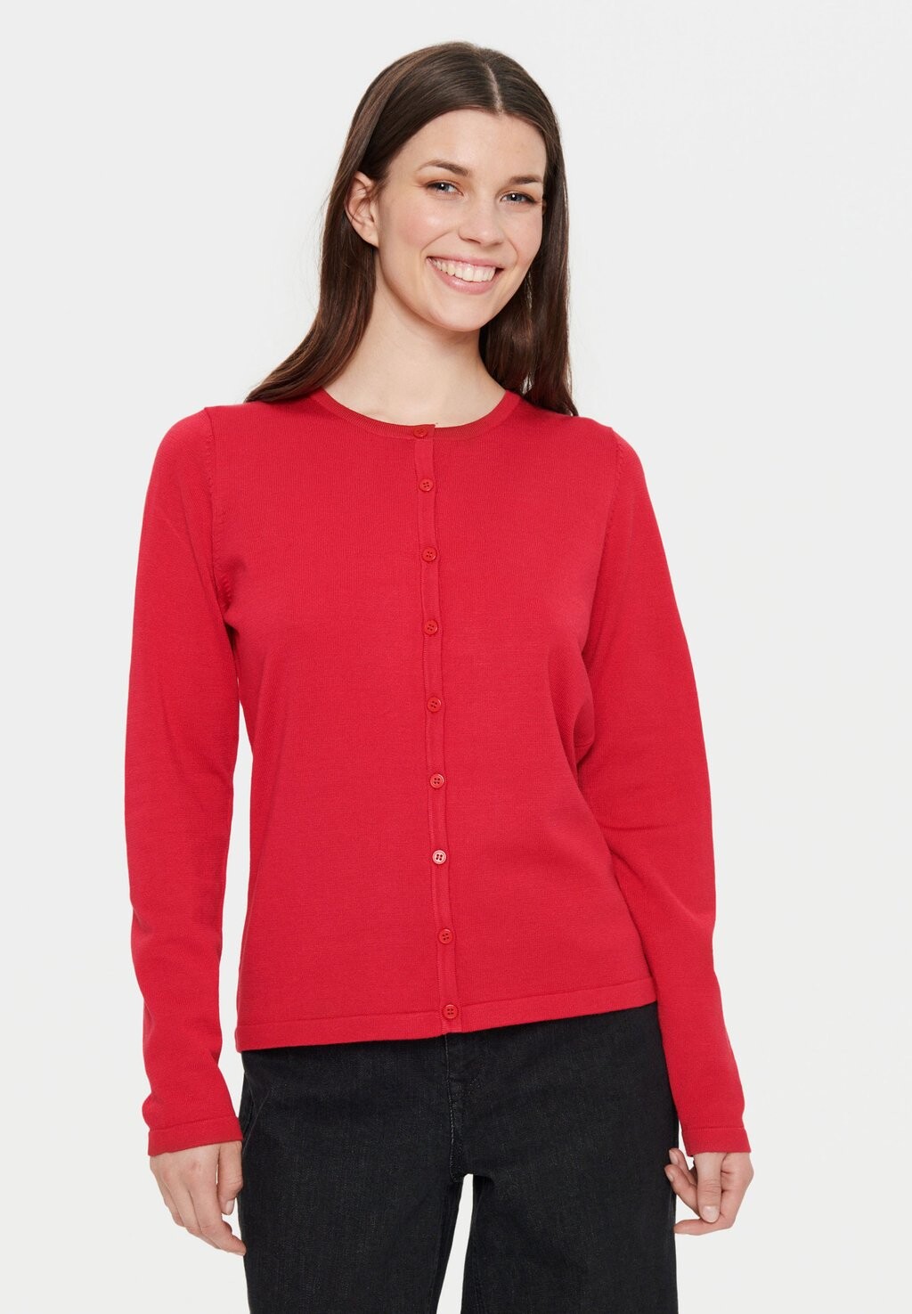 

Кардиган A8661 MILASZ R-NECK Saint Tropez, зимняя ягода