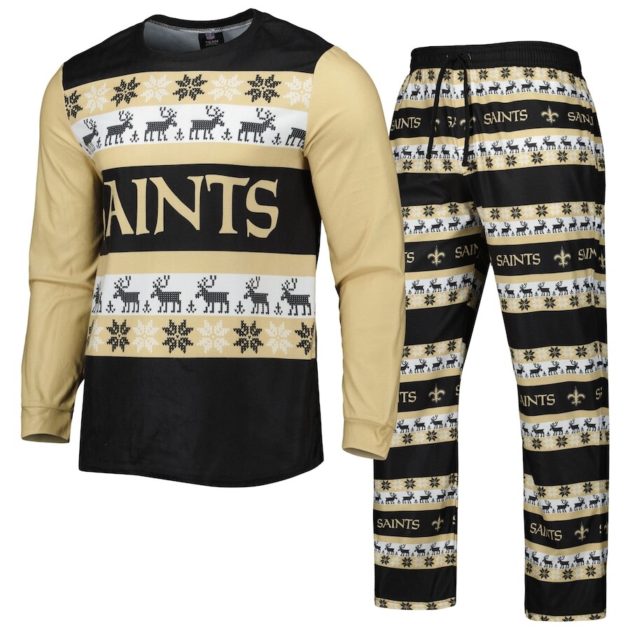 

Пижамный комплект FOCO New Orleans Saints, черный