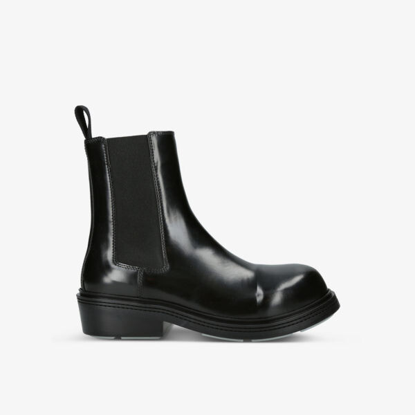 

Кожаные ботинки челси с эластичной вставкой и язычком Bottega Veneta, черный