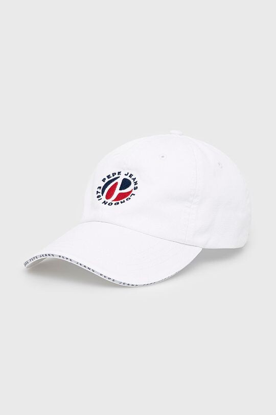 

Хлопковая шапка Clara Pepe Jeans, белый