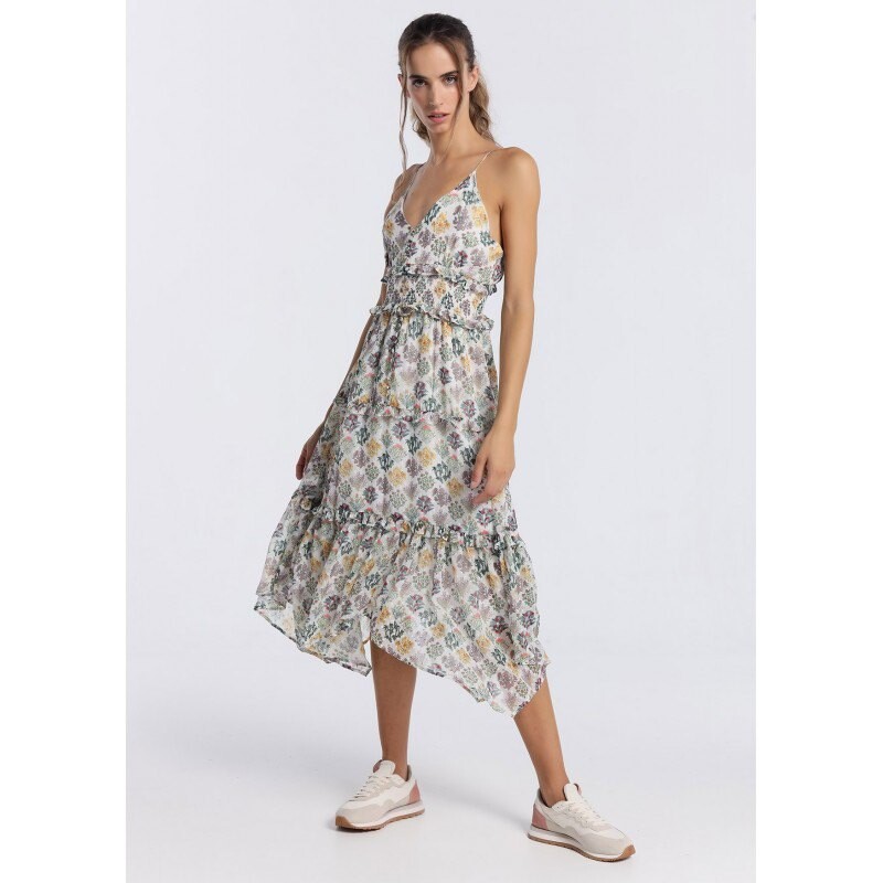 

Платье миди Lois Jeans 132969-44764-2285 Sleeveless, разноцветный