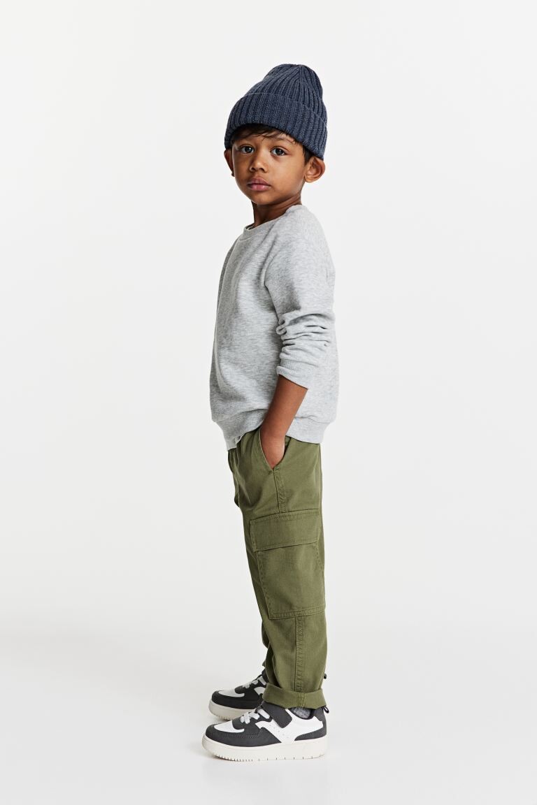 

Габардиновые брюки-карго H&M