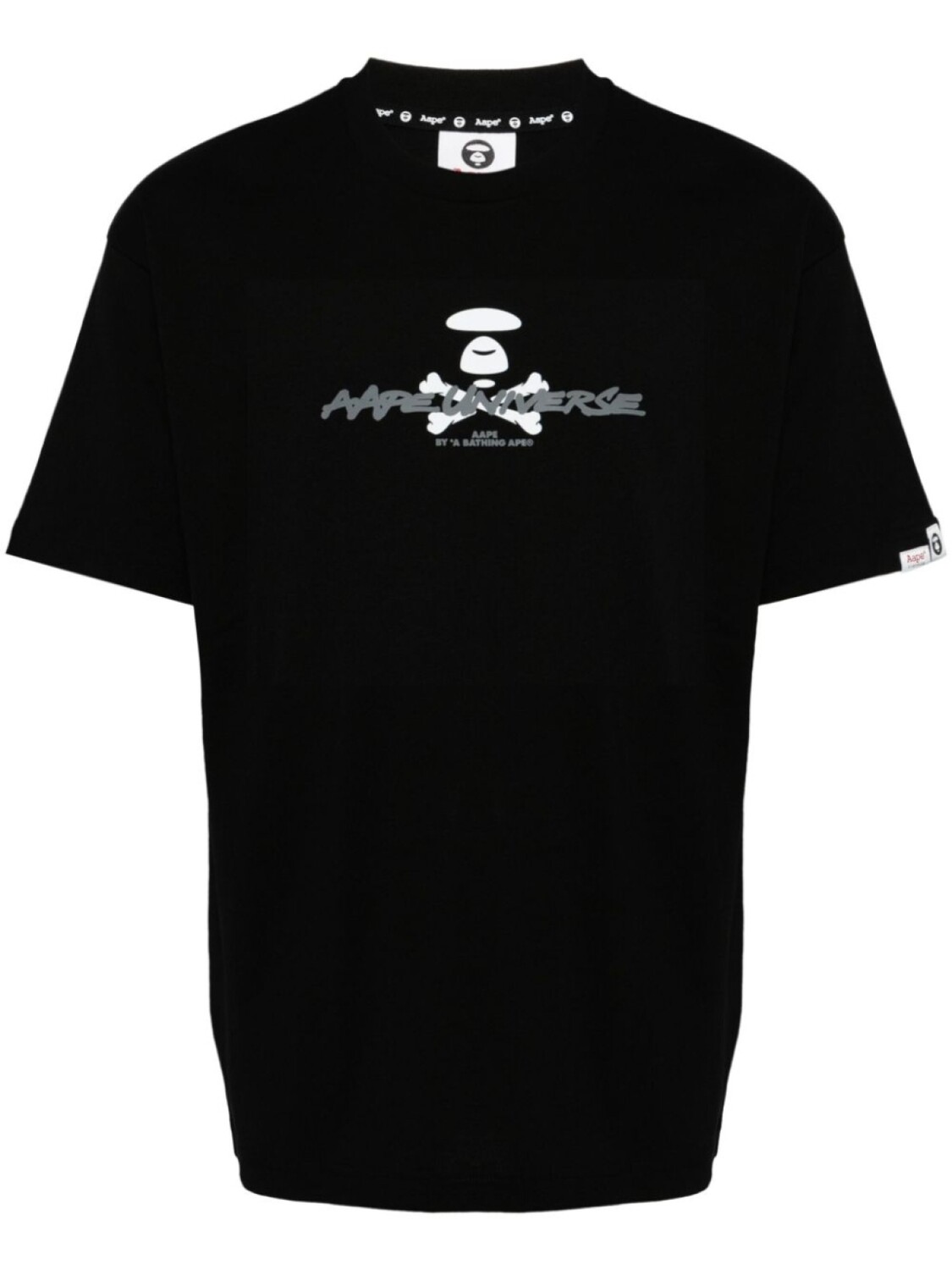 

AAPE BY *A BATHING APE футболка с логотипом, черный