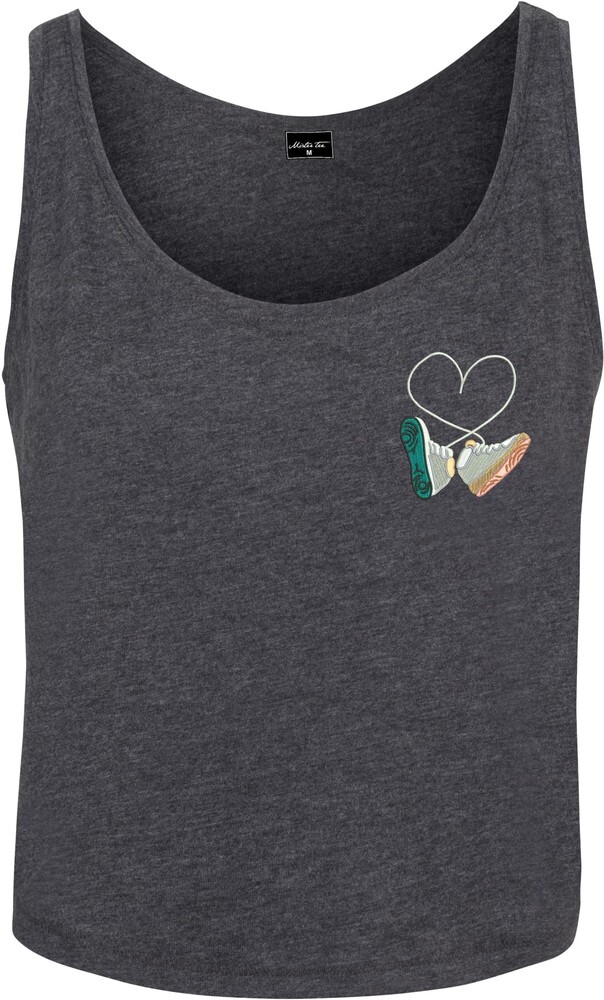 

Топ Mister Tee Ladies Kicks Love EMB Tank, серый