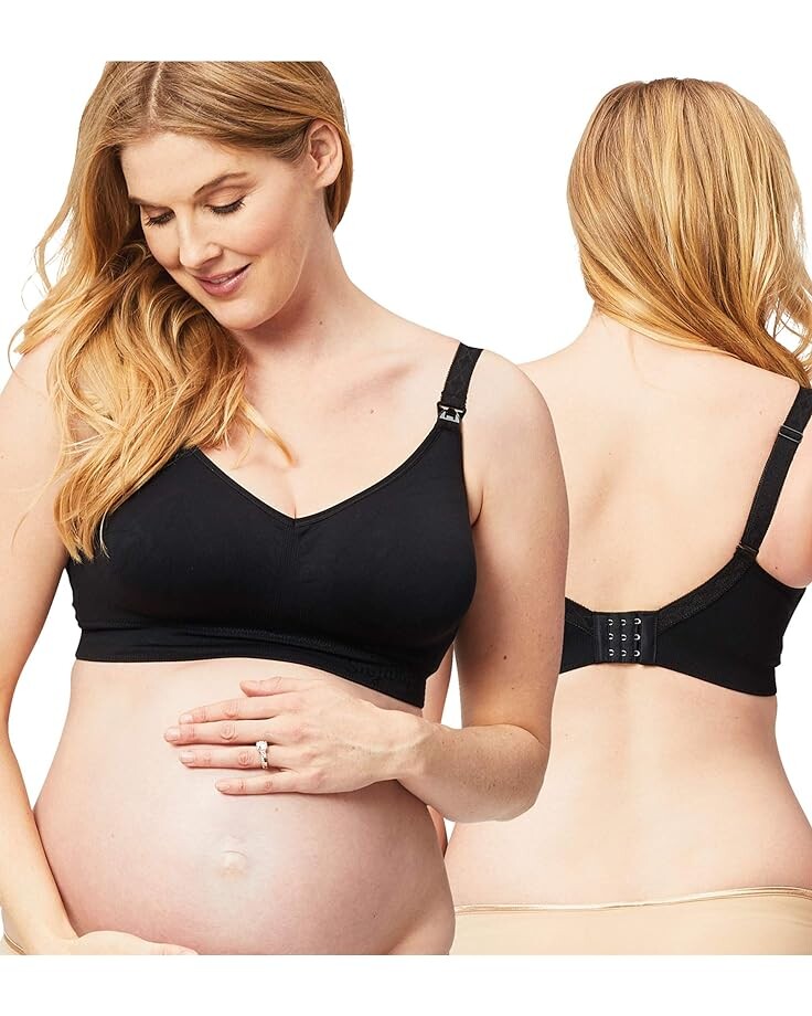 

Бюстгальтер Cake Maternity Sugar Candy Fuller Bust Seamless Nursing Bra, черный