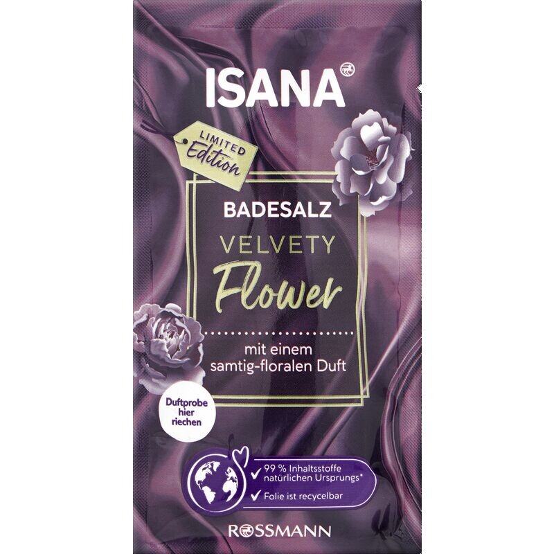 

Соль для ванн «Бархатный цветок» ISANA, 80 g