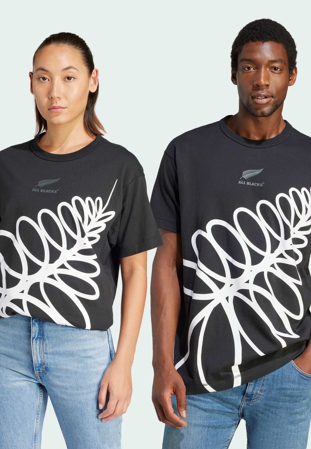 

футболка с принтом ФУТБОЛКА RUGBY LIFESTYLE TEE Adidas, черная