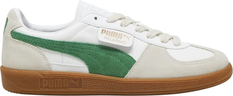 

Кроссовки Palermo Leather 'White Archive Green Gum', белый