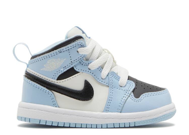 

Кроссовки AIR JORDAN 1 MID TD 'ICE BLUE', синий
